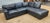 Century Furniture Blue Century Furniture Sectional For Sale - Image 4 of 9