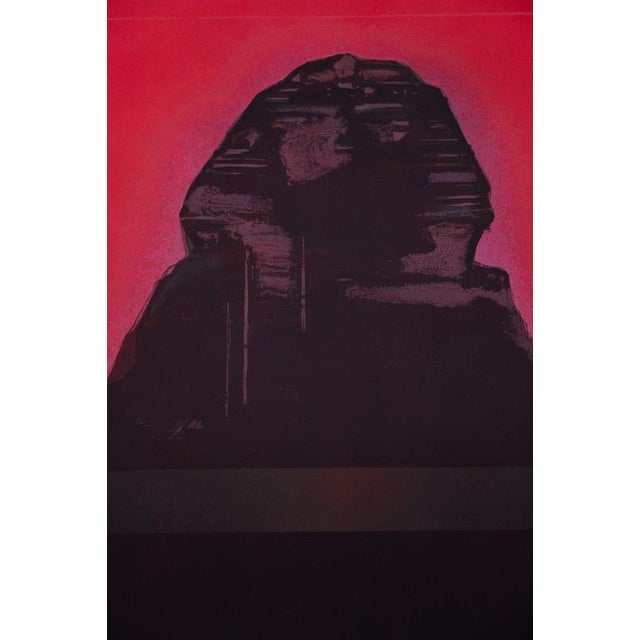 Claude HASTAIRE (Claude HILAIRE, known as) (1946-2020) Egypt, The Pink Sphinx Original color lithograph Signed in pencil...