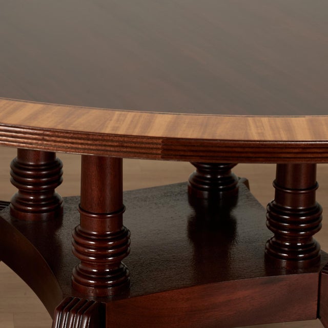 Large Round Regency Style Dining Table For Sale - Image 16 of 18