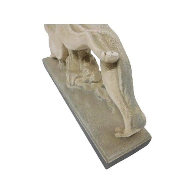 1930s 1930s French Art Deco Greyhound Couple Sculpture by Charles Lemanceau For Sale - Image 5 of 8