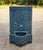 Petrol Blue Handmade Moroccan Mosaic Tile Fountain For Sale In Orlando - Image 6 of 6