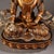 Late 19th Century Late 19th Century Gilt Bronze Ksitigarbha Bodhisattva Statue, 2kg For Sale - Image 5 of 9