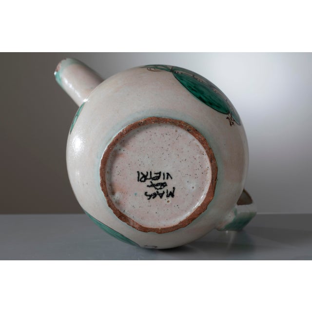 1930s Modernist Ceramic Pitcher from M.A.C.S. Vietri, Italy, 1930s For Sale - Image 5 of 10