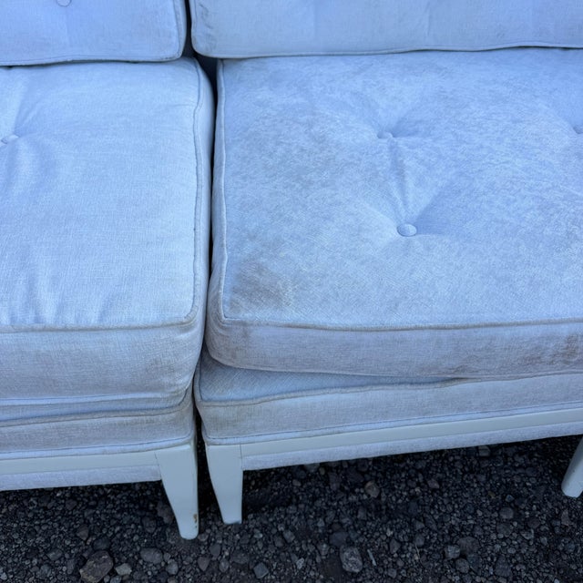 Tommi Parzinger Angled Sectional Sofa For Sale In Cleveland - Image 6 of 12
