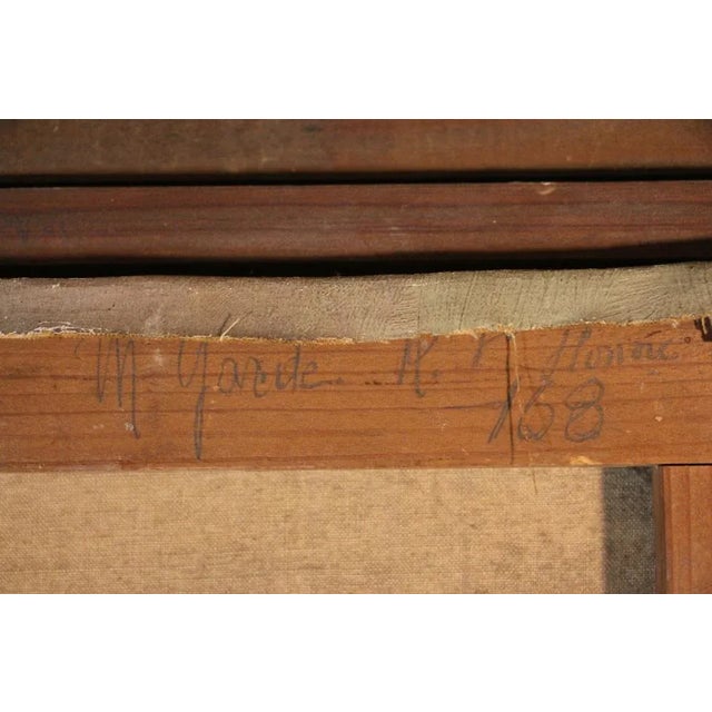 Michel Michaeli, Fish Market in Marseille, 1920s, Oil on Canvas, Framed For Sale - Image 8 of 10