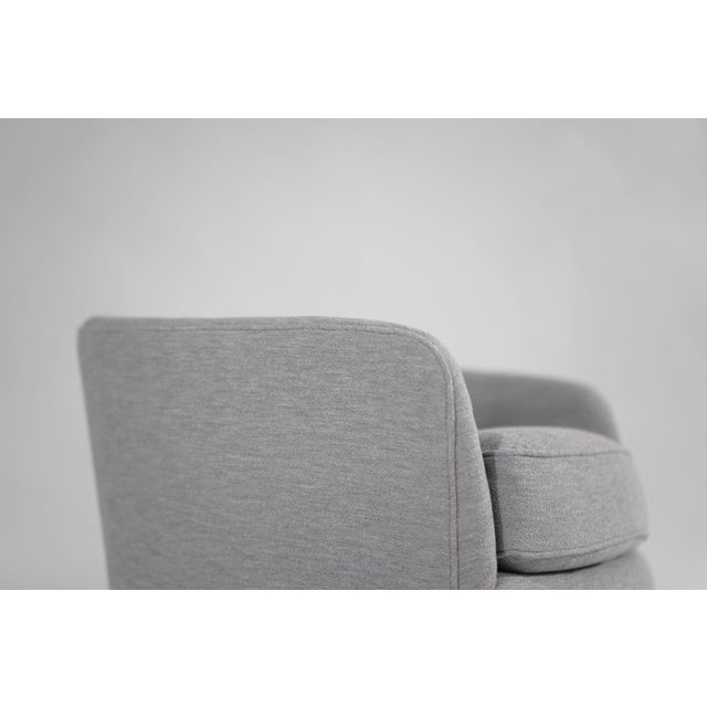 Gray Set of 2 Swivel Tilt Lounge Chairs by Milo Baughman, Circa 1960s For Sale - Image 8 of 11