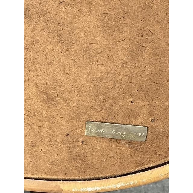 Late 20th Century Vintage Tagged Gabriella Crespi Pencil Reed Mirror For Sale - Image 5 of 12