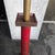 1960s Oversized Red Tole Empire Style Table Lamp For Sale - Image 9 of 12