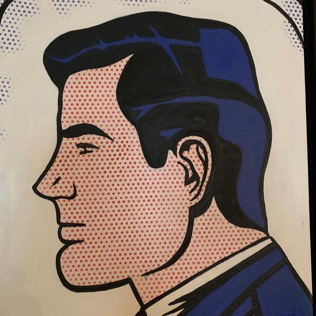 Late 20th Century Pop Art Acrylic Painting on Canvas | Chairish