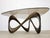 1960s Italian Organic Snake Wooden and Smoked Glass Coffee Table, 1960s For Sale - Image 5 of 18