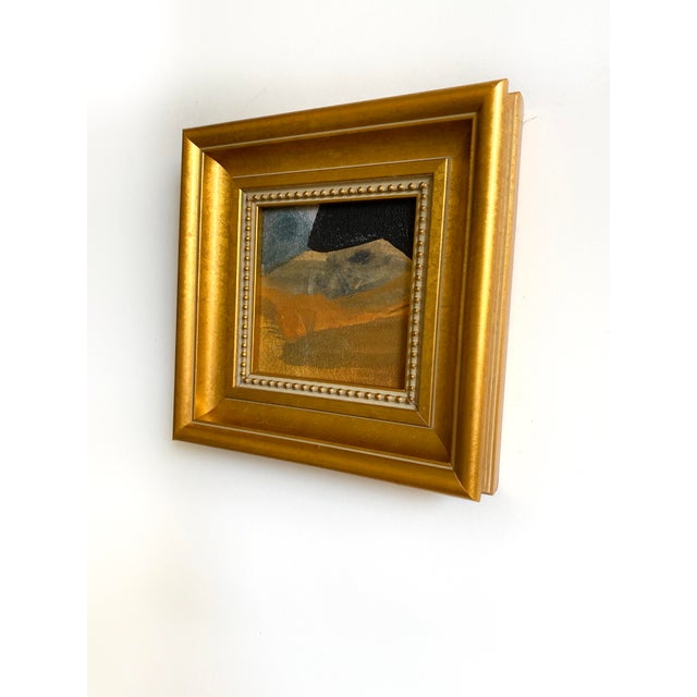 Abstract "Summer Mountains" 2026 Framed Mini Painting by Jessalin Beutler For Sale - Image 3 of 3