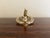 Late 20th Century Vintage Equestrian Cast Brass Horse Head Horseshoe Door Knocker For Sale - Image 5 of 11
