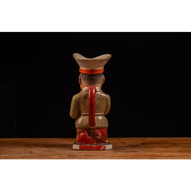 1918 Royal Staffordshire Pottery Louis Botha Toby Jug by Carruthers Gould For Sale - Image 4 of 8