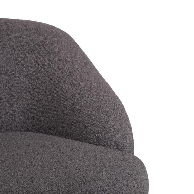 Modern LC1 Lounge Chair in Grey Fabric from Tradition Margas For Sale - Image 3 of 13