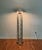Post Modern, Memphis style Robert Sonneman brushed aluminum industrial floor lamp for George Kovacs, USA 1988. This lamp...