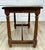 Wood Early 1900s Wood Side Table With Leather Top & Nailhead Trim For Sale - Image 7 of 12