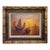 Vintage Chinese Junk Boats Sunset Oil Painting Signed Young Asian Seascape Frame For Sale