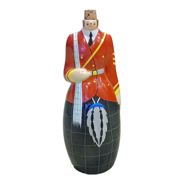 Vintage Robj Scottish Soldier Decanter For Sale