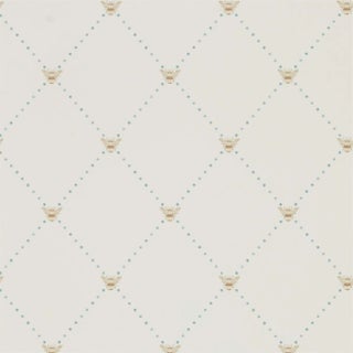 Sanderson Nectar Wallpaper in Copper/Denim - a Sample For Sale