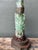 Wood Vintage Asian Carved Jadite Lamp For Sale - Image 7 of 12