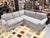 Traditional Classic Drexel Heritage Greige Sectional Sofa For Sale - Image 3 of 9