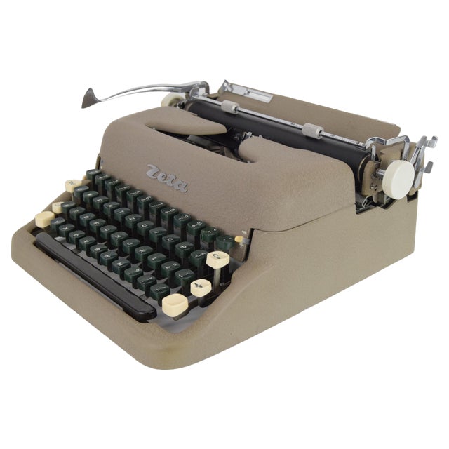 Mid-Century Typewriter from Zeta, 1950s For Sale