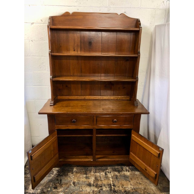 Mid 20th Century W.R.Dallas Step-Back Hutch For Sale - Image 10 of 12