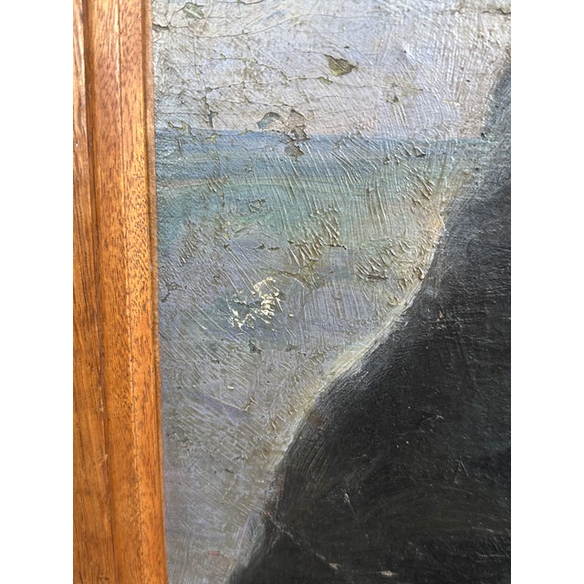 Early 20th Century Breton Grand Père Painting, Framed For Sale In Tulsa - Image 6 of 8