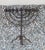 Vintage 1980s Candelabra 9 Cups Custom Made Wrought Iron 24'' Height X 24'' Width X 14'' Base For Sale In Los Angeles - Image 6 of 10