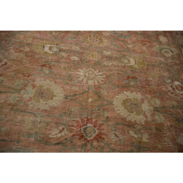 Vintage Distressed Mahal Carpet - 6'6" X 9'11" For Sale In New York - Image 6 of 12