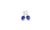 Magnificent 14K white gold drop earrings featuring 10.75 carats total weight of beautifully matched natural oval...
