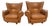 A Pair of Vintage 1935 Frits Henningsen Style Wingback Armchairs. For Sale