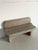 Minimalist Chunky Pine Bench, Paint Washed, Artisan Made, 1980s For Sale - Image 9 of 18