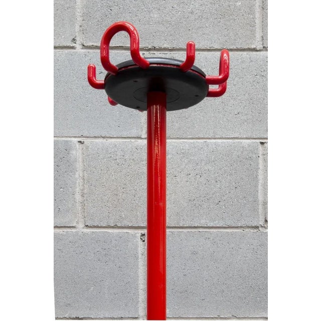 Pair of coat hangers with umbrella stand mod. Cribbio by Rexite, 80s design Barbieri and Marianelli. Made in Italy Cribbio...