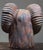 Vintage Monumental Modernist Raku Fired Ceramic Ram’s Head For Sale In Philadelphia - Image 6 of 12