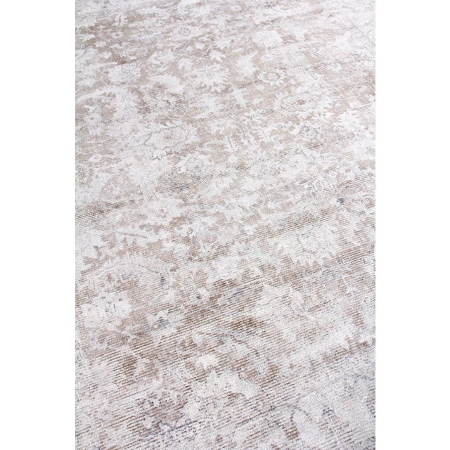 Exquisite Rugs Biron Handmade Wool & Viscose Brown - 9'x12' For Sale In Los Angeles - Image 6 of 9