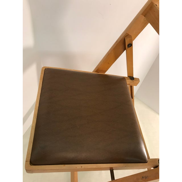 Vintage Wooden Folding Chair, Made in Romania Chairish