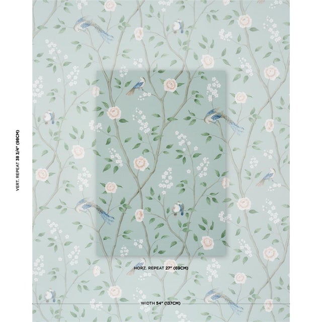 Rendered with exquisite detail on a subtle shimmering ground, Boråstapeter Paradise Birds is a timeless flora-and-fauna...