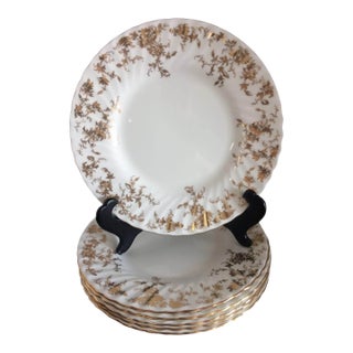 Vintage Minton "Ancestral" Gold Plates, Set of Six For Sale