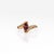2020s Estate Red Spinel Ring: Solid 14k Gold – Oval, 6×4mm – Modern Estate Ring, Size 6.75 For Sale - Image 5 of 10