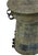 Brown Cast Bronze Rain Drum With Elaborate Detail Patina Finish For Sale - Image 8 of 11
