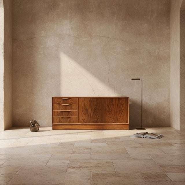 Danish Rosewood Sideboard from Erling Torvits, Denmark, 1960s For Sale - Image 4 of 18