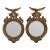 Pair of Monumental Federal Giltwood Eagle Convex Mirrors For Sale