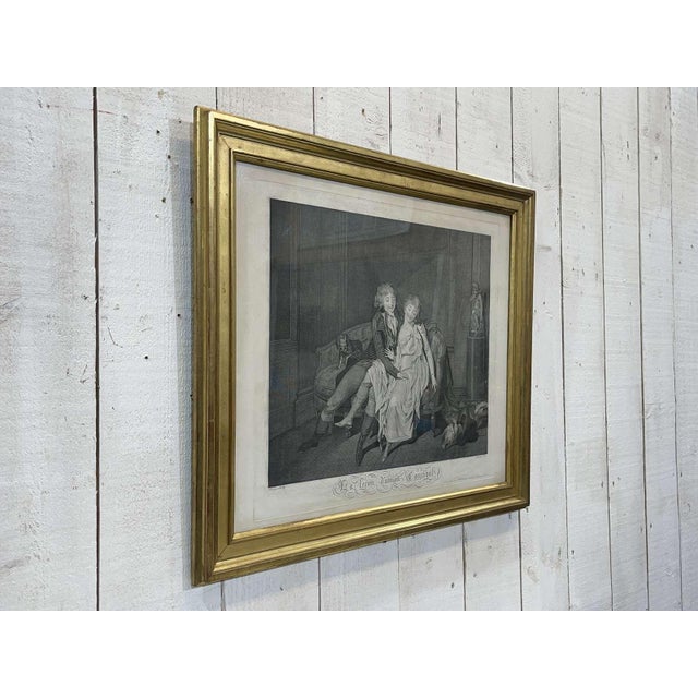 After Boilly, The Lesson of Marriage Union, 19th Century, Engraving, Framed For Sale - Image 6 of 11