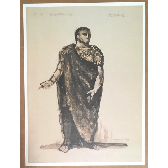 Up for sale is this costume design print, one of several we are selling from a folio published by the Stratford Festival...
