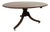 Regency Style Mahogany Round Dining Table on Tripod Pedestal Base For Sale