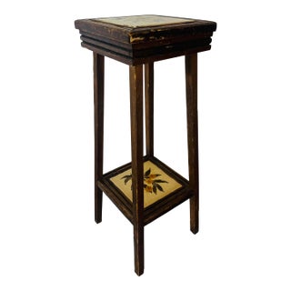Vintage Tile Top Drink Table For Sale