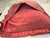 Textile Silk Taffeta European Square in Rose With Coordinating Smaller Pillow For Sale - Image 7 of 7