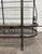 Black Vintage French Country or Mediterranean Style Wrought Iron Brass Baker’s Rack For Sale - Image 8 of 15