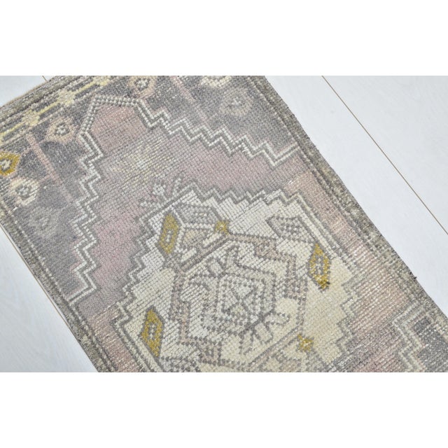 Turkish Vintage Anatolian Small Carpet For Sale - Image 3 of 5